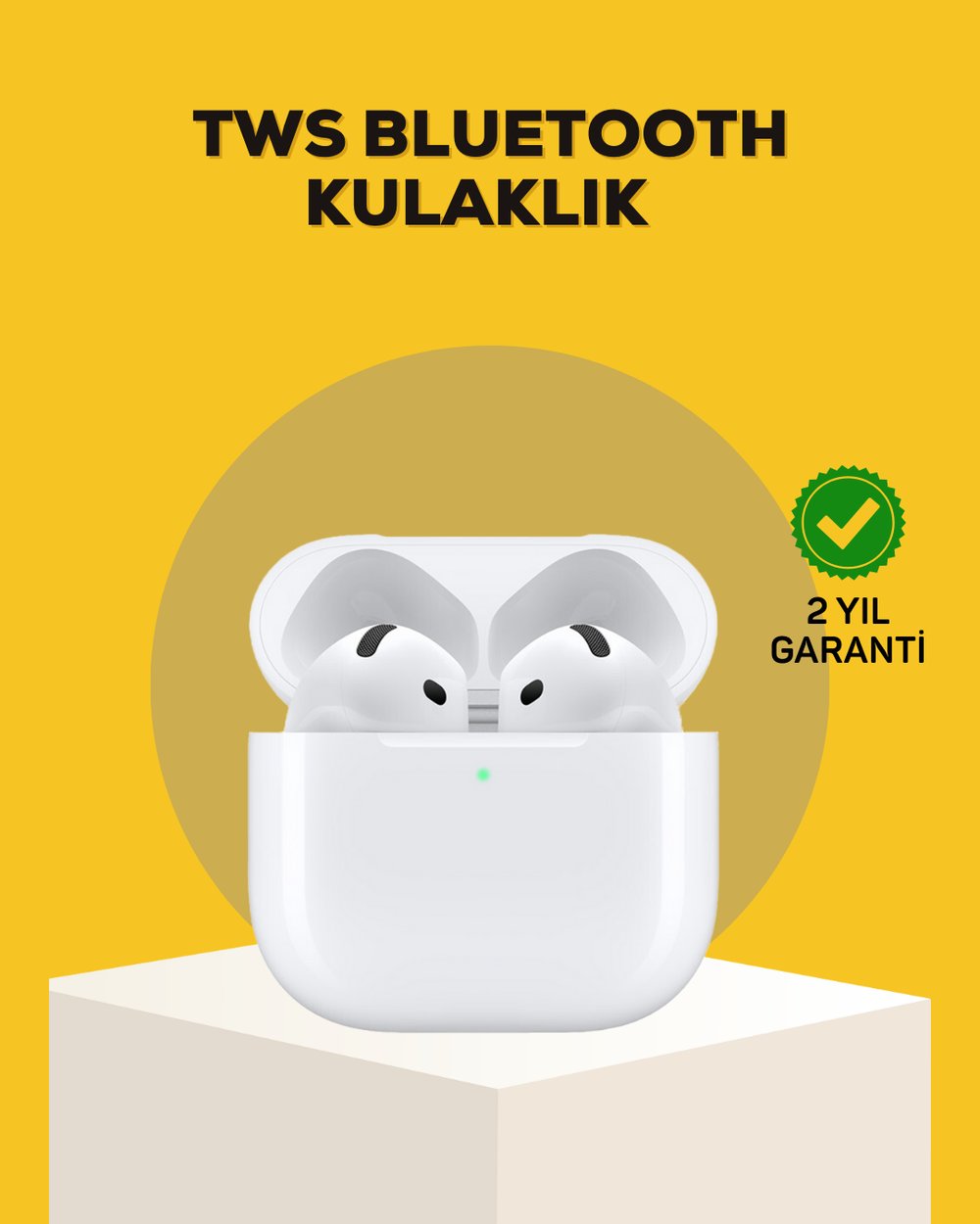iPhone Modelleriyle Uyumlu Bluetooth Kulaklık Gürültü Önleme Özellikli