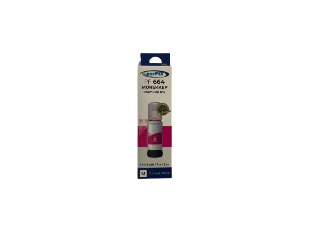 perFIX PF T6643 - 6733  Kırmızı Şişeli Mürekkep (70 ml )