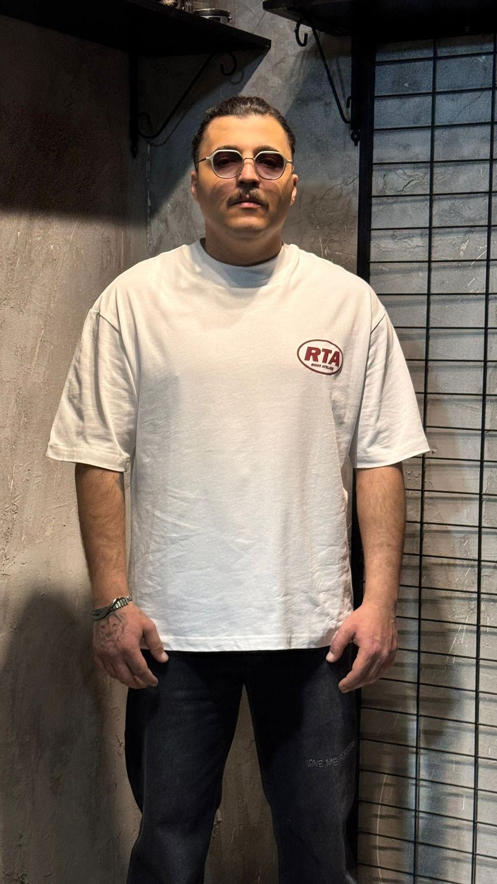 RTA Baskılı Beyaz T-shirt