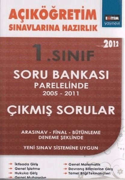1. Sınıf Açıköğretim Sınavlarına Hazırlık