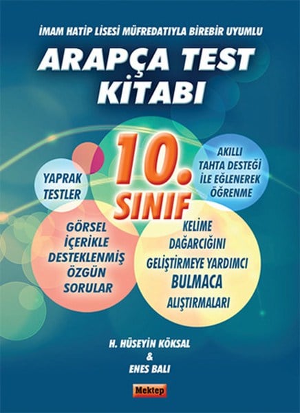 10.Sınıf Arapça Test Kitabı  İmam Hatip Lisesi Müfredatıyla Birebir Uyumlu