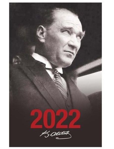 2022 Atatürk Ajandası Portre - Siyah