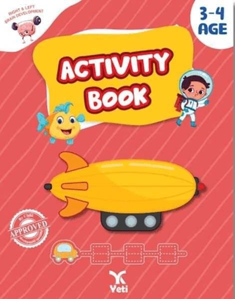 3-4 Age Activity Book