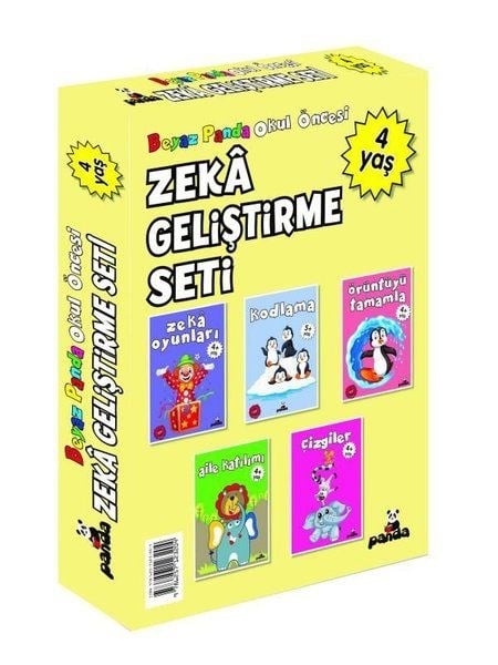 4 Yaş Zeka Geliştirme Seti - 5 Kitap Takım