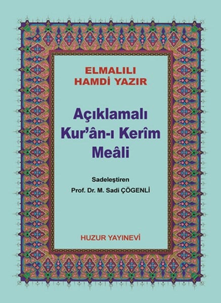 Açıklamalı Kuran ı Kerim Meali Çanta Boy Metinsiz - Karton Kapak
