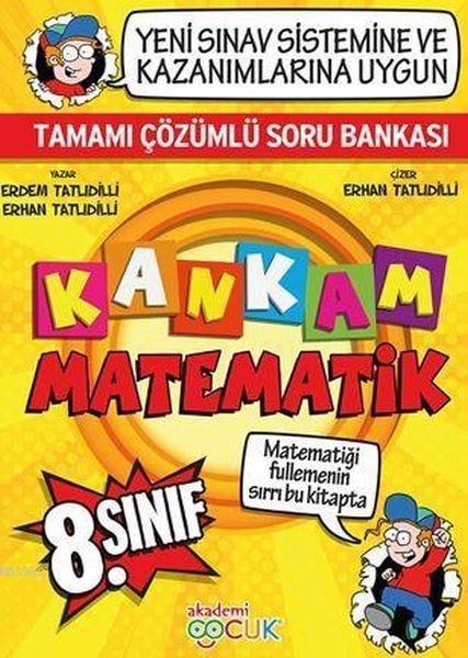 Akademi Çocuk 8. Sınıf Kankam Matematik Tamamı Çözümlü Soru Bankası