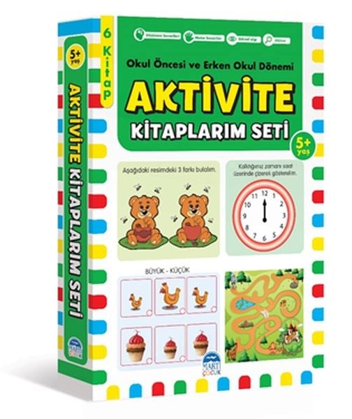 Aktivite Kitaplarım Seti 5+ Yaş -Okul Öncesi ve Erken Okul Dönemi