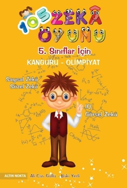 Altın Nokta 5. Sınıf 105 Zeka Oyunu Bilsem - Kanguru - Olimpiyat Kitabı