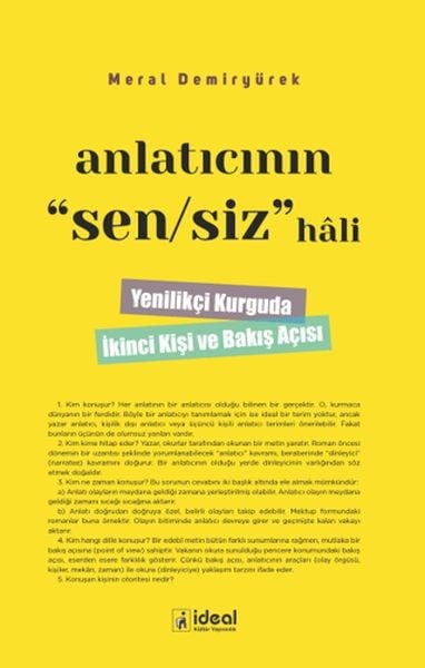 Anlatıcının Sen/Siz HAli