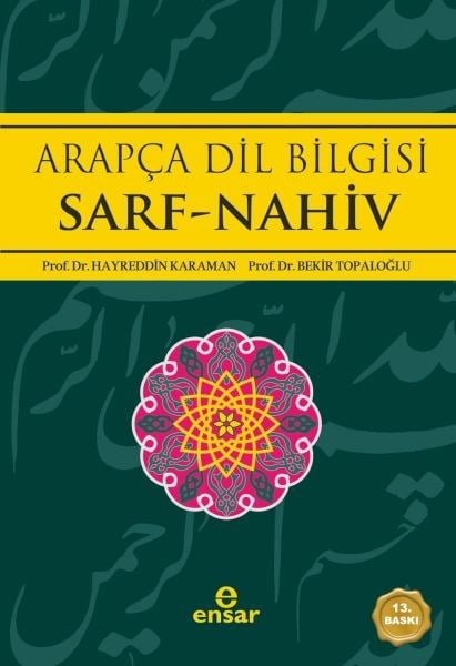 Arapça Dilbilgisi Sarf -Nahiv