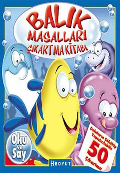Balık Masalları Çıkartma Kitabı