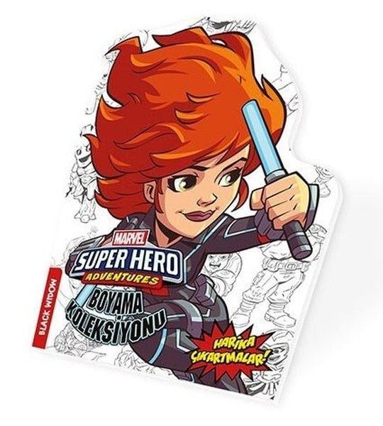 Black Widow - Marvel Süper Kahramanlar Boyama Koleksiyonu