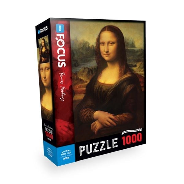 Blue Focus Puzzle Mona Lisa 1000 Parça