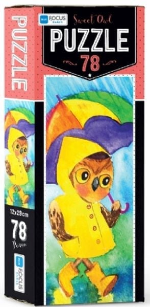 Blue Focus Sweet Owl - Puzzle 78 Parça