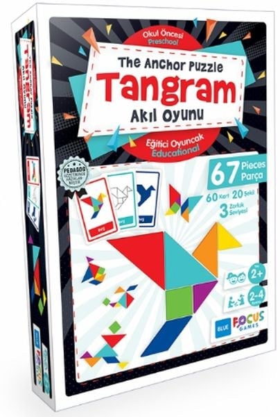 Blue Focus Tangram, Akıl Oyunu - The Anchor Puzzle