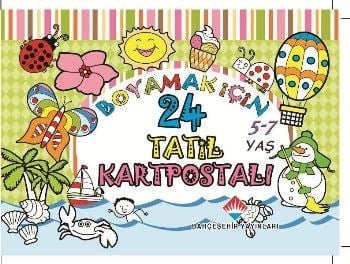 Boyamak İçin 24 Tatil Kartpostalı