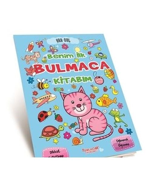 Bulmaca Kitabım Mavi Kalem Hediyeli