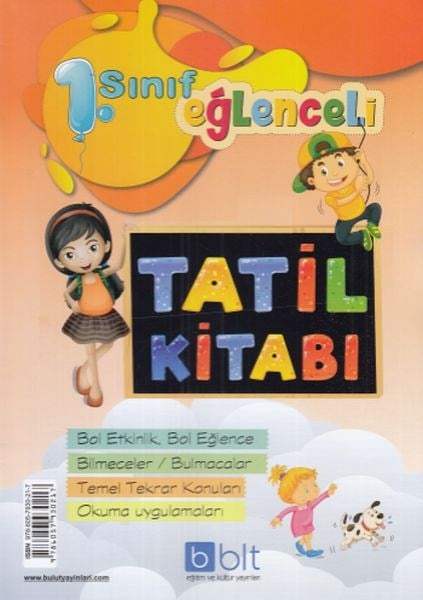Bulut 1 Sınıf Eğlenceli Tatil Kitabı (Yeni)