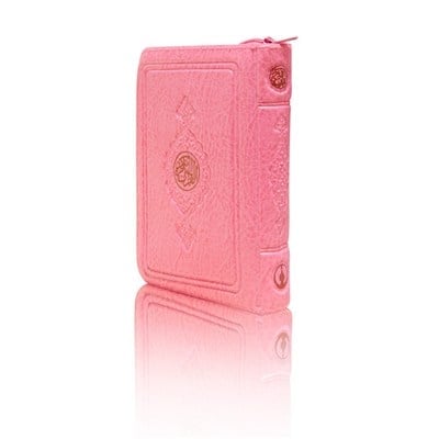 Cep Boy Kur'an-ı Kerim (Pembe Renk, Kılıflı, Mühürlü)