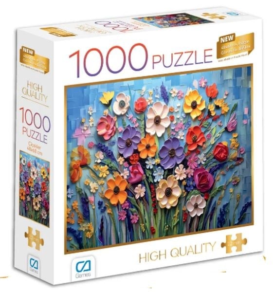 Çiçekler Puzzle 1000