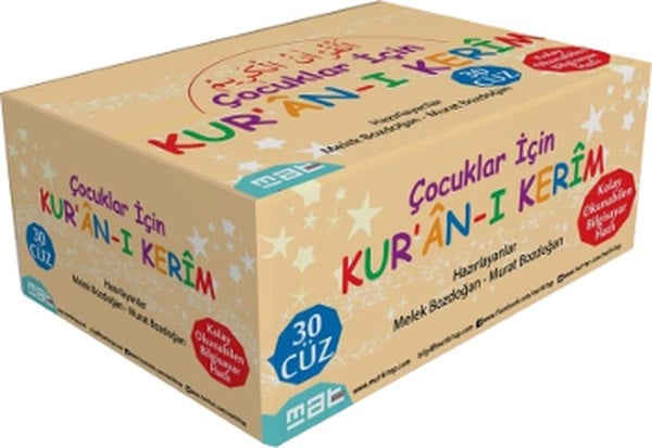 Çocuklar İçin Kur’an-ı Kerim 1 - 30. Cüzler (30 Kitap Takım)