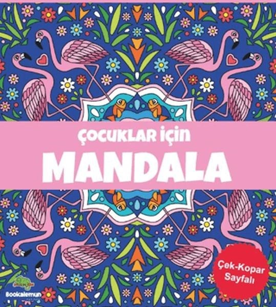 Çocuklar İçin Mandala - Lacivert