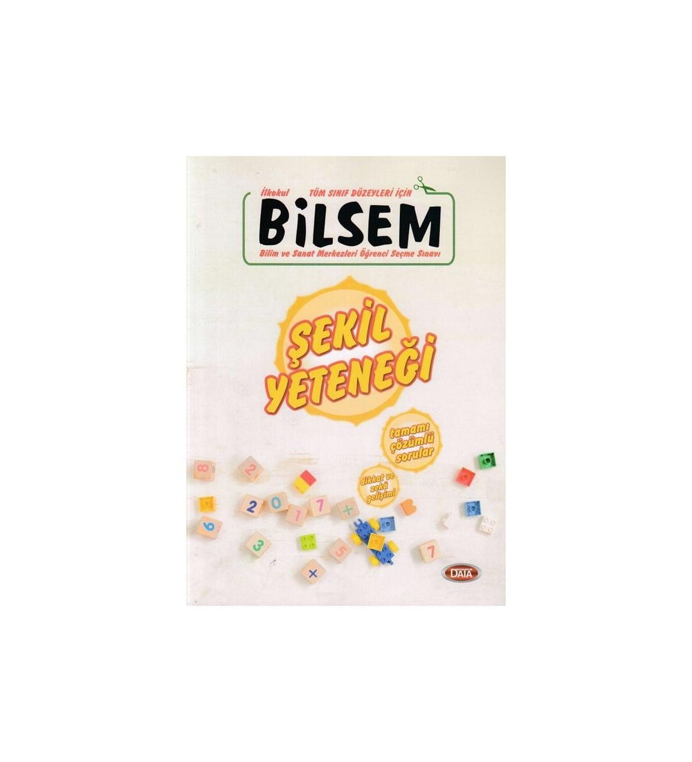 Data Bilsem İlkokul Tüm Sınıf Düzeyleri İçin Şekil Yeteneği Tamamı Çözümlü Sorular (Yeni)