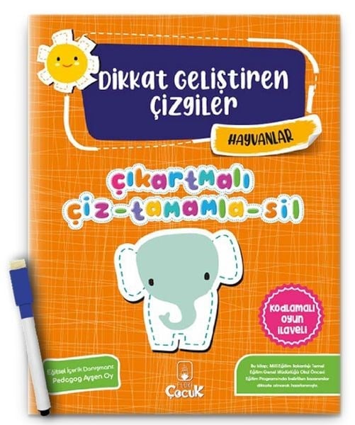 Dikkat Geliştiren Çizgiler - Hayvanlar