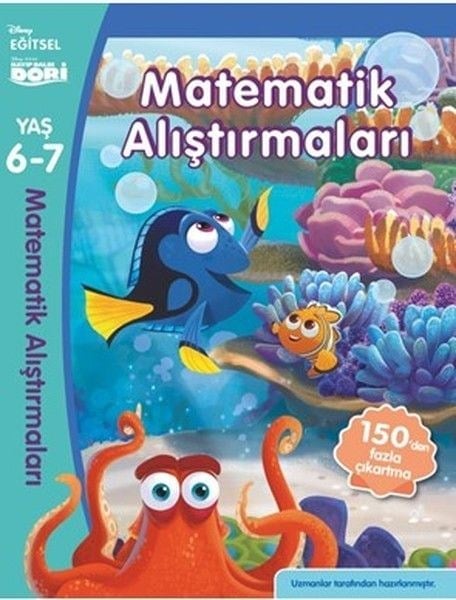 Disney Eğitsel Kayıp Balık Dory-Matematik Alıştırmalar 6-7 yaş