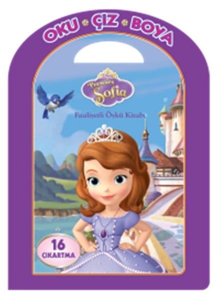 Disney Oku Çiz Boya Prenses Sofia / Faaliyetli Öykü Kitabı