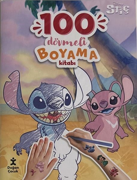 Disney Stitch –  100 dövmeli Boyama Kitabı