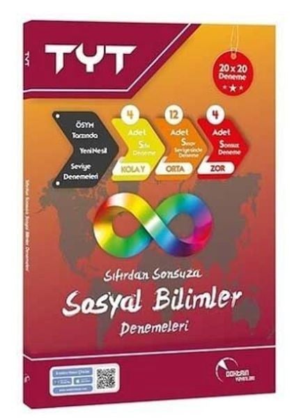 Doktrin Yayınları TYT Sosyal Bilimler Sıfırdan Sonsuza 20x20 Deneme