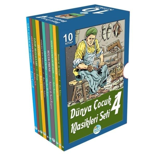 Dünya Çocuk Klasikleri Seti 4 (10 Kitap Kutulu)