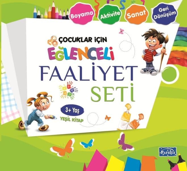 Eğlenceli Faaliyet Seti - Yeşil Kitap - 3+ Yaş