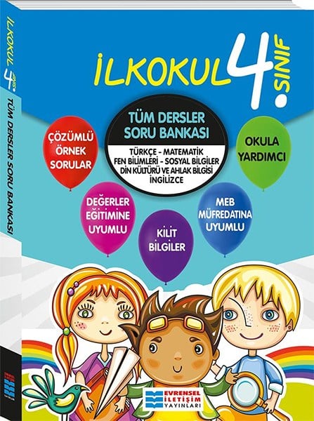 Evrensel 4. Sınıf Tüm Dersler Soru Bankası (Yeni)