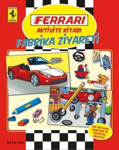 Ferrari Aktivite Kitabı - Fabrika Ziyareti