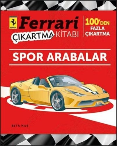Ferrari Çıkartma Kitabı - Spor Arabalar