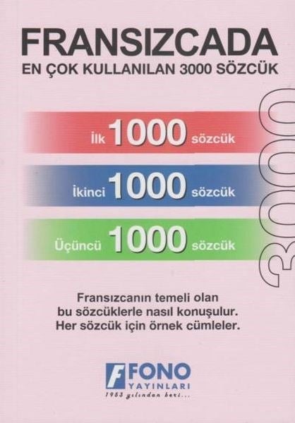 Fransızcada En Çok Kullanılan 3000 Sözcük