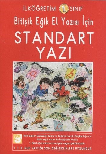 İlköğretim 1. Sınıf Bitişik El Yazısı İçin Standart Yazı Defteri