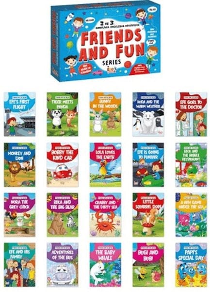 İngilizce Hikayeler 2 ve 3. Sınıf (20 Kitap)