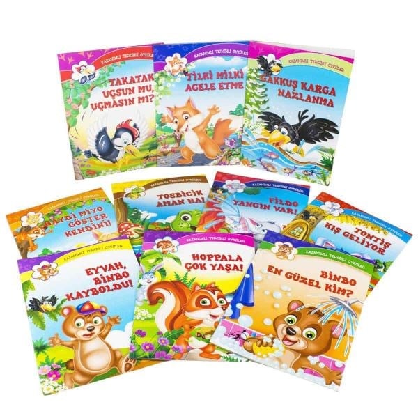 Kazanımlı Tercihli Öyküler Seti - 10 Kitap