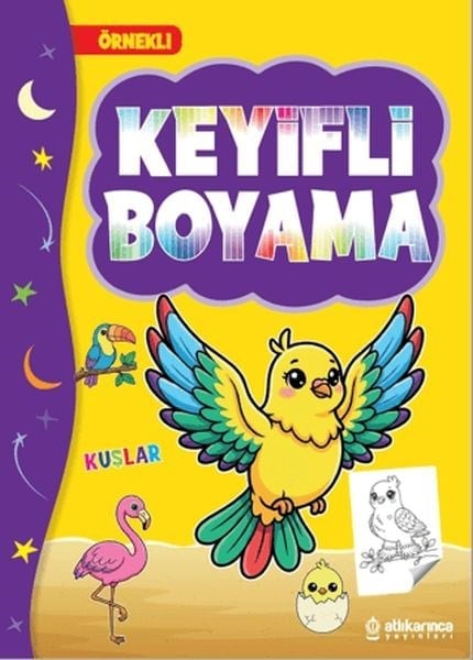 Keyifli Boyama Kuşlar 48 Sayfa