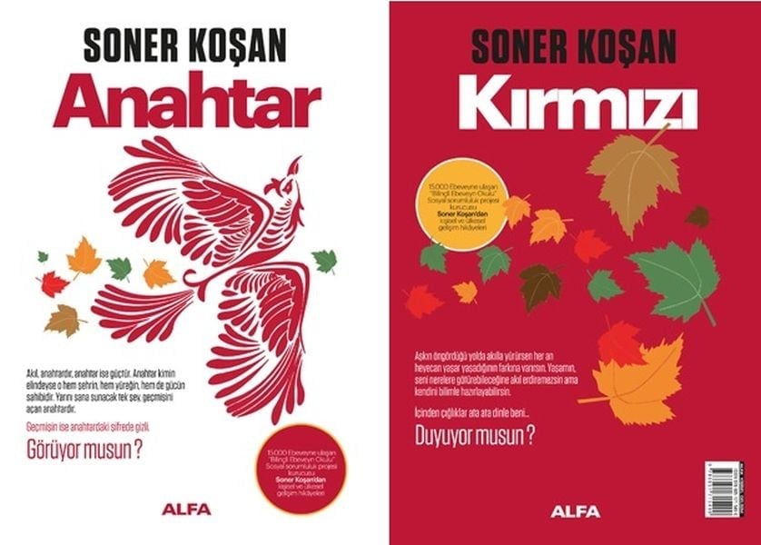 Kırmızı - Anahtar (Çift Taraflı Kitap)