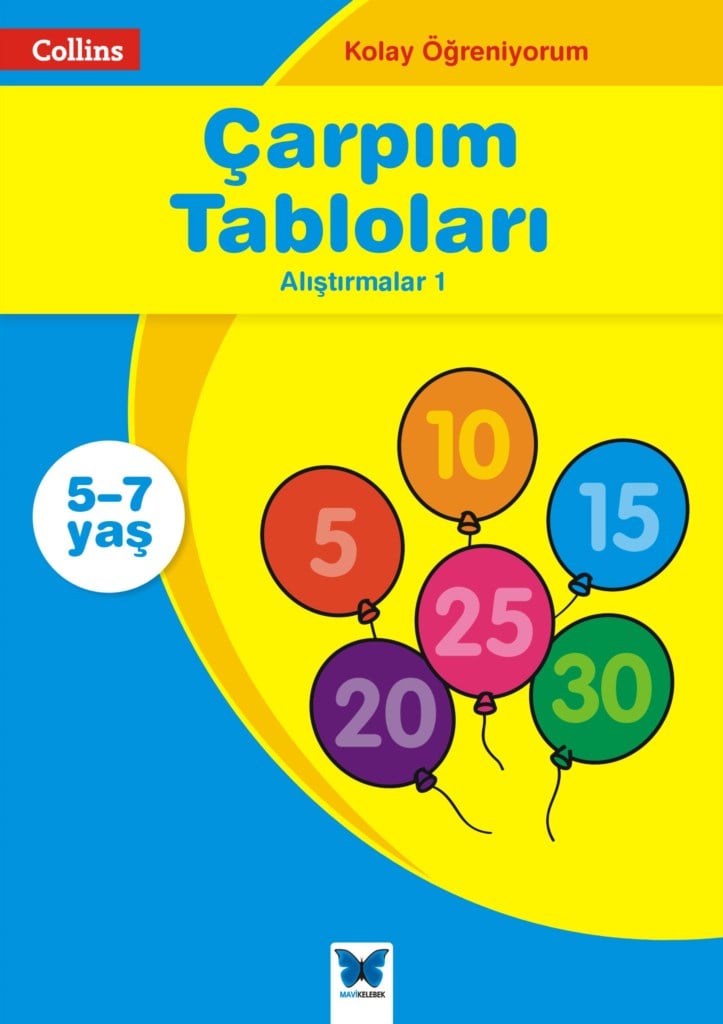 Kolay Öğreniyorum - Çarpım Tabloları (5-7 Yaş)