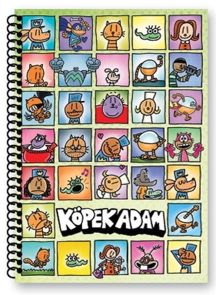 Köpek Adam Çizgili Defter-2