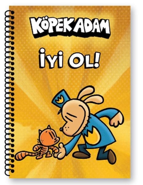 Köpek Adam Çizgili Defter-3 İyi Ol