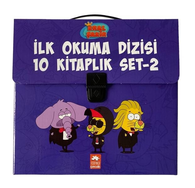 Kral Şakir İlk Okuma Dizisi 2. Seri Çantalı Set 2 - 10 Kitap