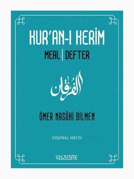 Kur'an-ı Kerim Meal Defter