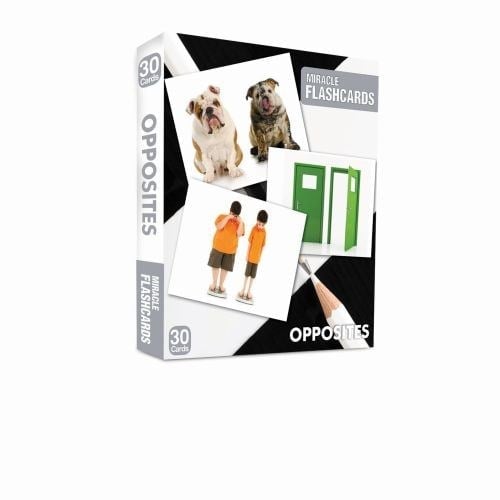 Miracle Flashcards Opposites (30 Cards)