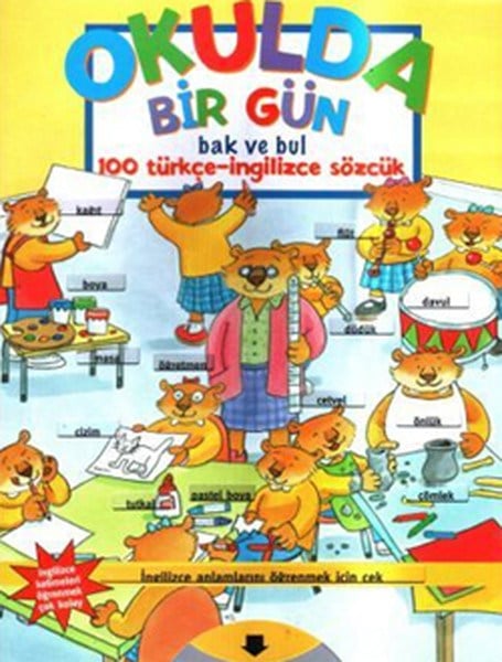 Okulda Bir Gün Bak ve Bul (Ciltli)